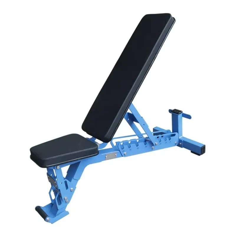 Adjustable benches with commercial folding flat handlebars Gym workout bench at home Comfortable steel seat for fitness training for the body