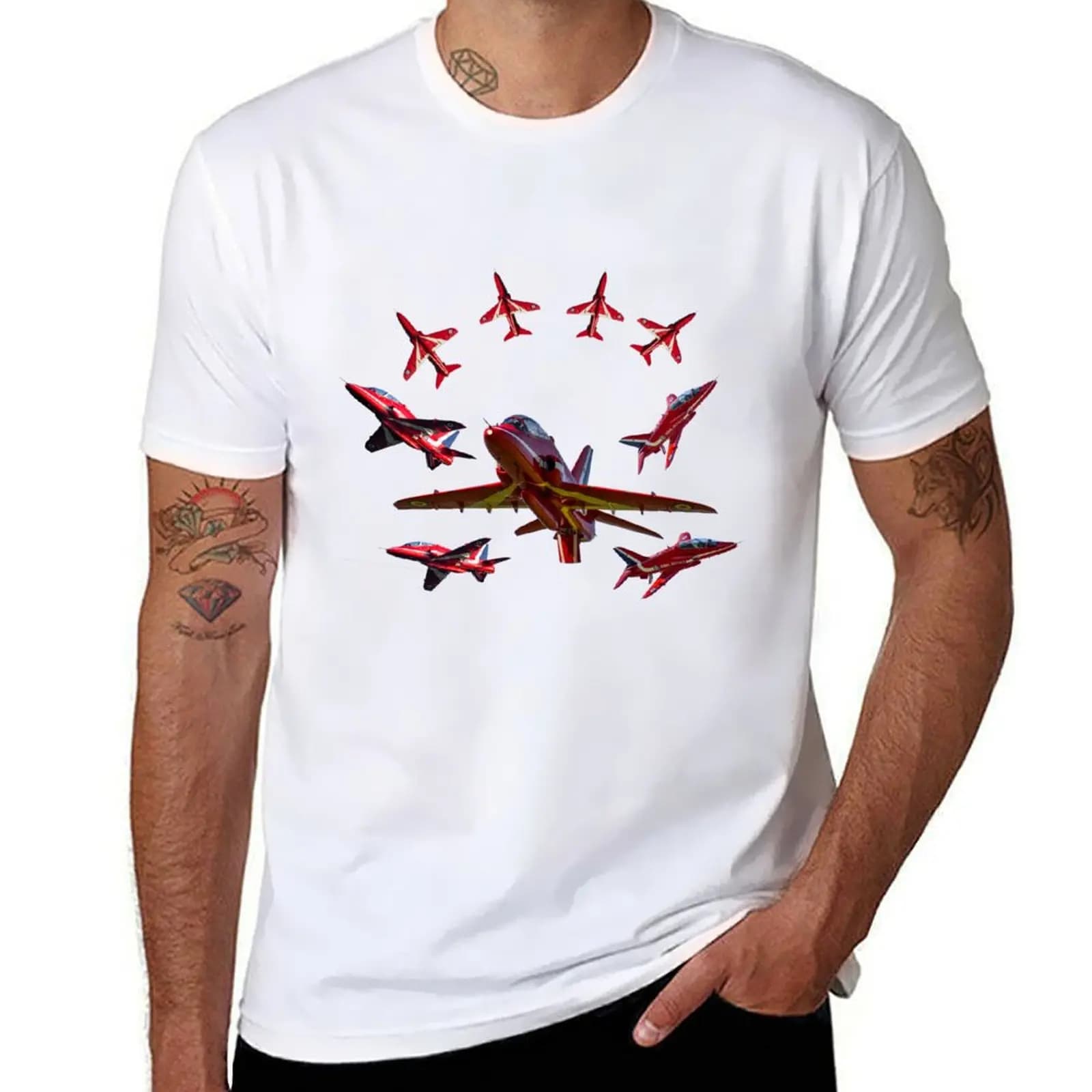 T-shirt RAF Red Arrows T-shirt sportiva ad asciugatura rapida per sport all'aria aperta