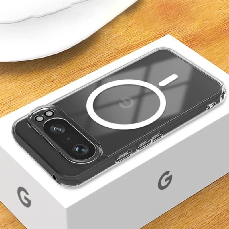 Original-HD Magnetic Phone Case For Google Pixel 10 9 Pro XL 9A 8A 8 7 7A 6 6A Pro For Magsafe Wireless Charging Acrylic Cover