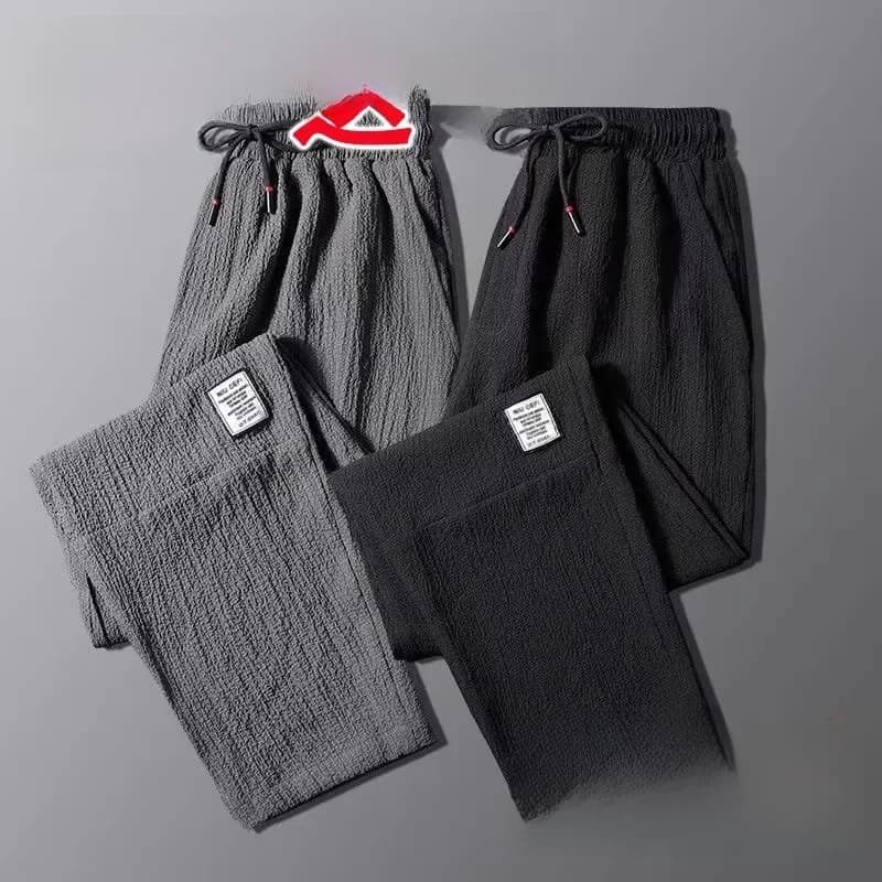 Pantaloni Larghi a Gamba Dritta in Cotone e Lino da Uomo, Estivi Sottili ad Asciugatura Rapida, Casual, Comodi, Traspiranti, Pantaloncini da Lavoro