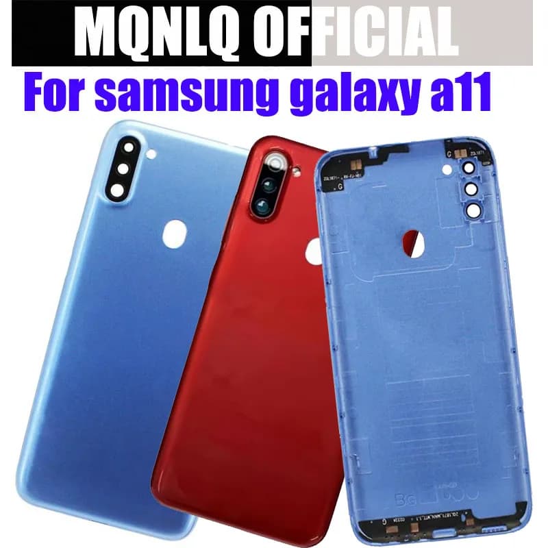 A11 Housing For Samsung Galaxy A11 a115f galaxy a11 Battery Back Cover Repair Replace Door Rear Back Case cover + Camera Lens