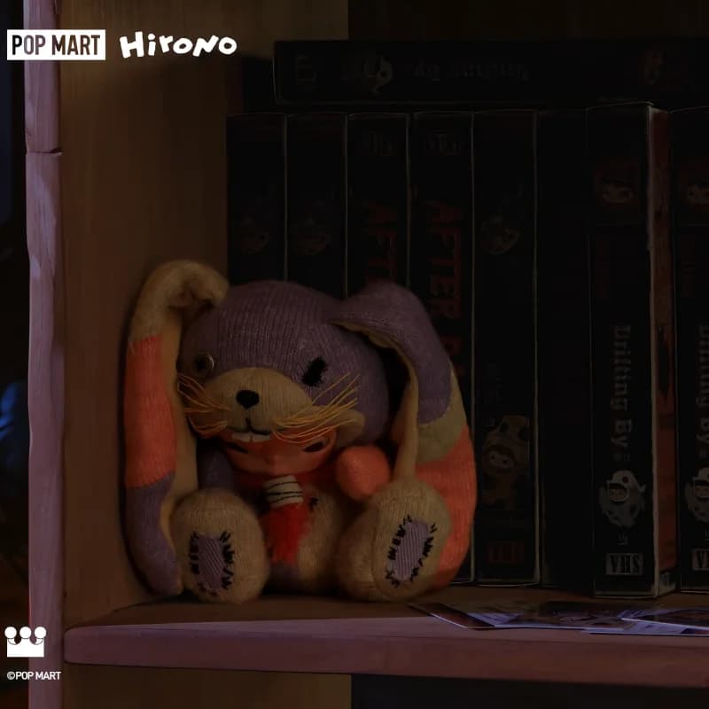 POP MART Hirono After Dark Series Plush Pendant Blind Box Mystery Box Cute Anime Figure Ornament Collectible Toy Gift