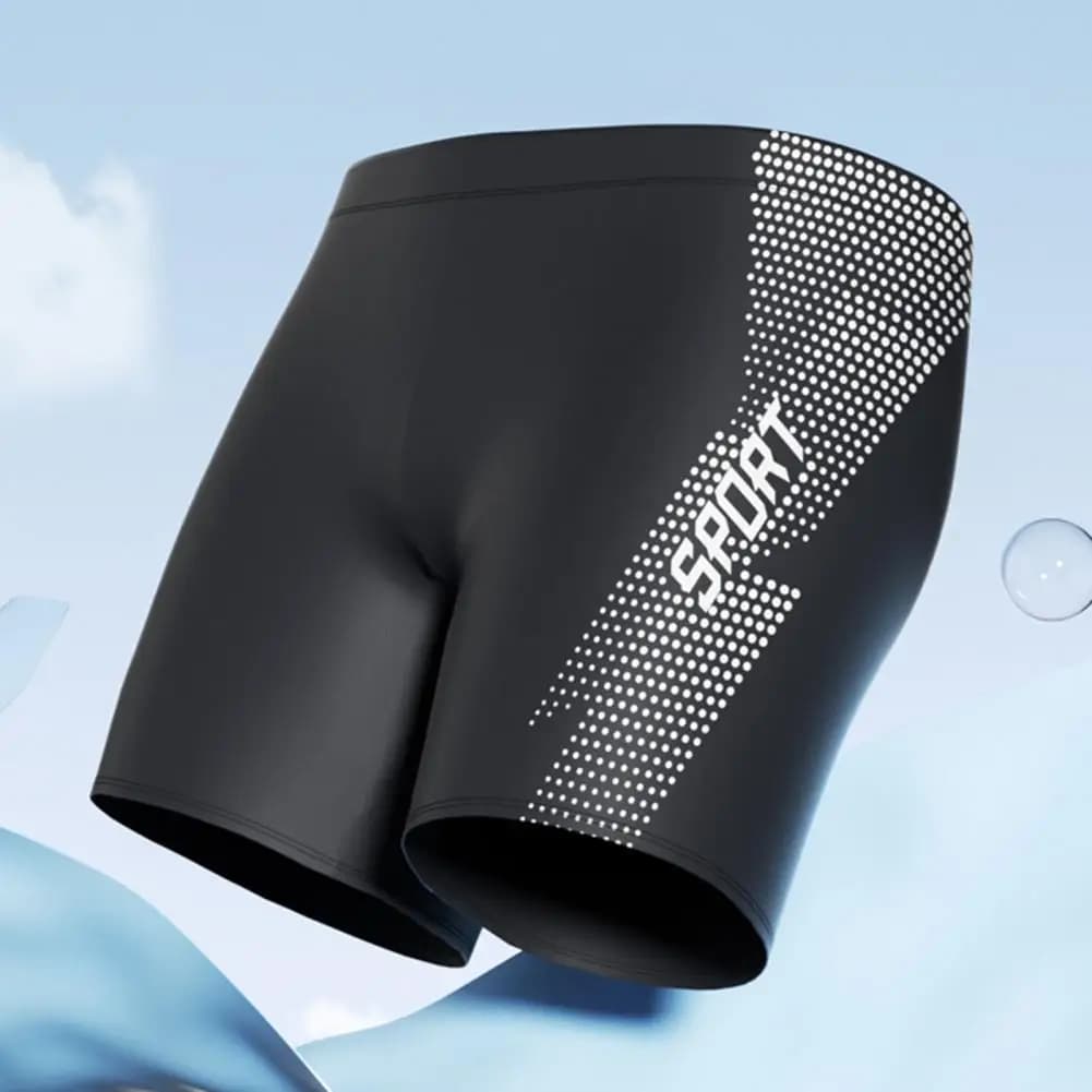 Costume da bagno da uomo ad asciugatura rapida Costume da bagno da uomo a vita alta ad asciugatura rapida Pantaloncini da spiaggia morbidi e traspiranti taglie forti per la primavera calda
