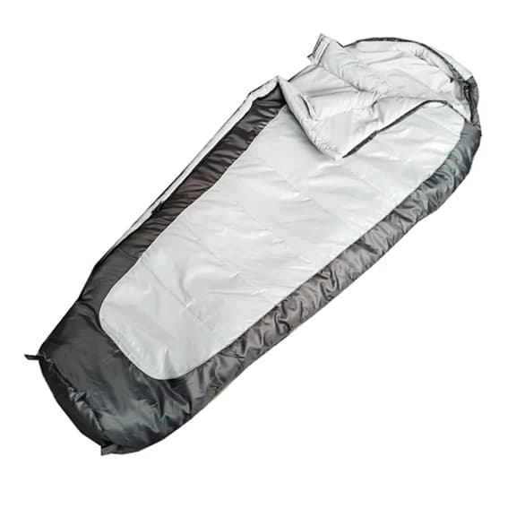 Ultralight emergency sleeping bag for portable single mummy 3-4 seasons with factory price