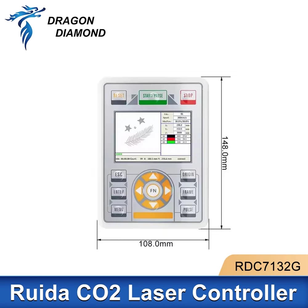 Rude DRC7132G CO2 Laser Controller Set Laser Control Panel CNC System for Laser Engraving Machine CO2