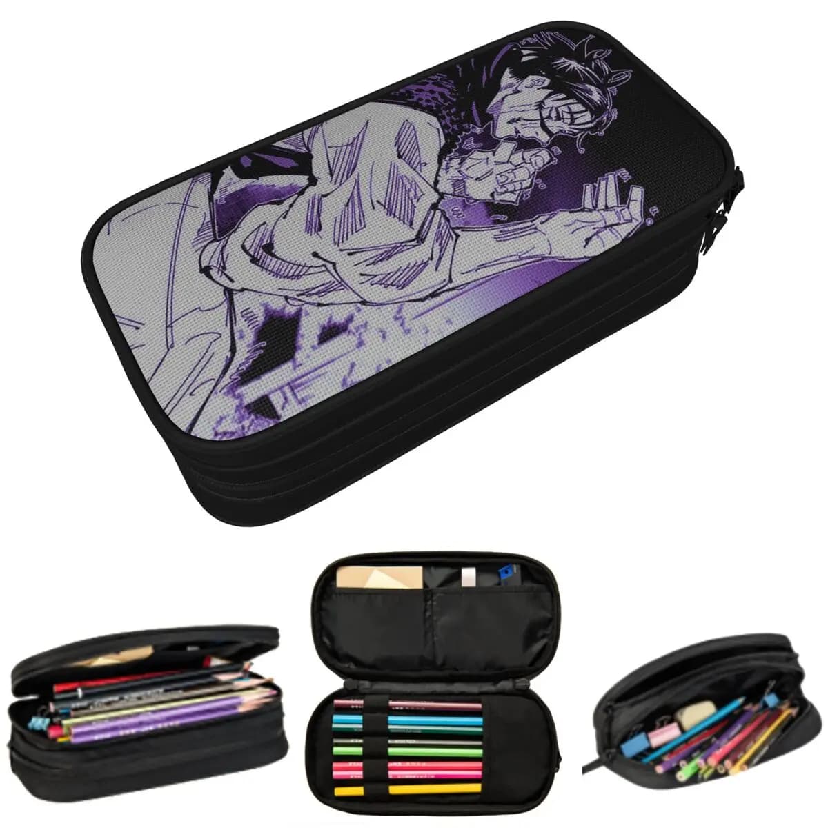 Astuccio per matite Choso JJK Anime Jujutsu Kaisen per regali per studenti, portapenne, borsa per cancelleria, portaoggetti per penne