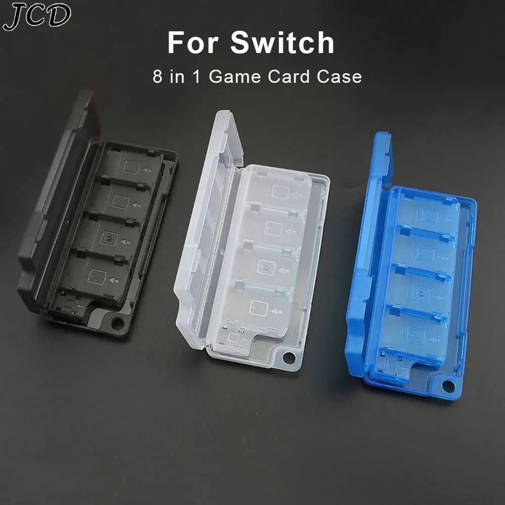 JCD 8 In 1 custodia per carte da gioco portatile per Switch Game Storage Box carte SD momary accessori per tute protettive