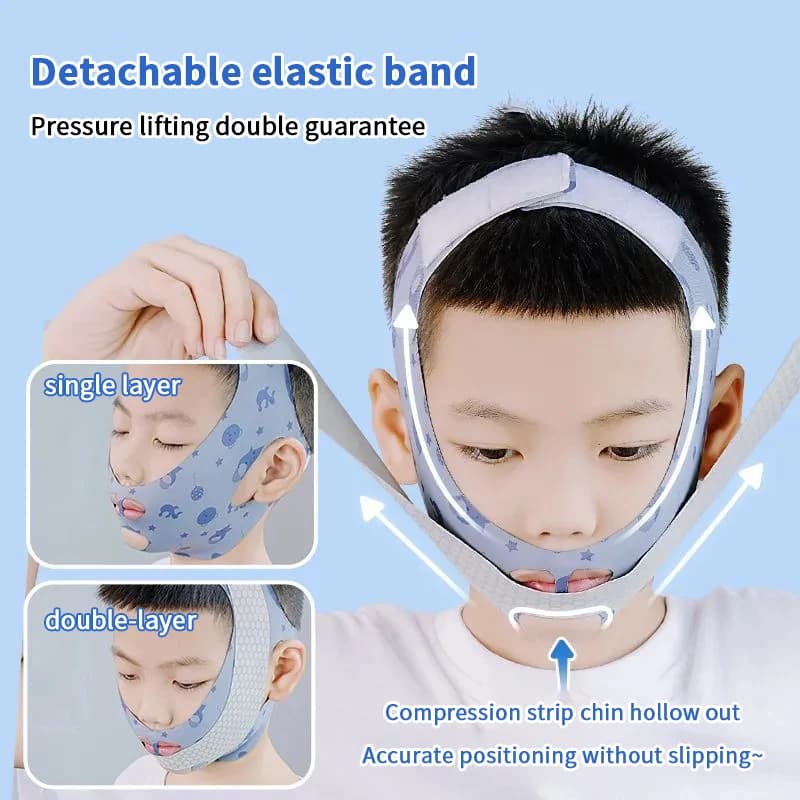 Open Mouth Breathing Correction Chin Strap Anti Snoring Belt Mouth-Sealing Gifts For Women Men Better Breath Health Care