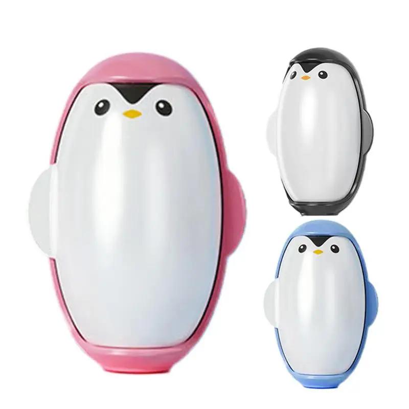 Levapelucchi pinguino domestico portatile appiccicoso lavabile riutilizzabile spazzola a rullo palla incollatore rimozione peli di animali domestici pulizia abbigliamento