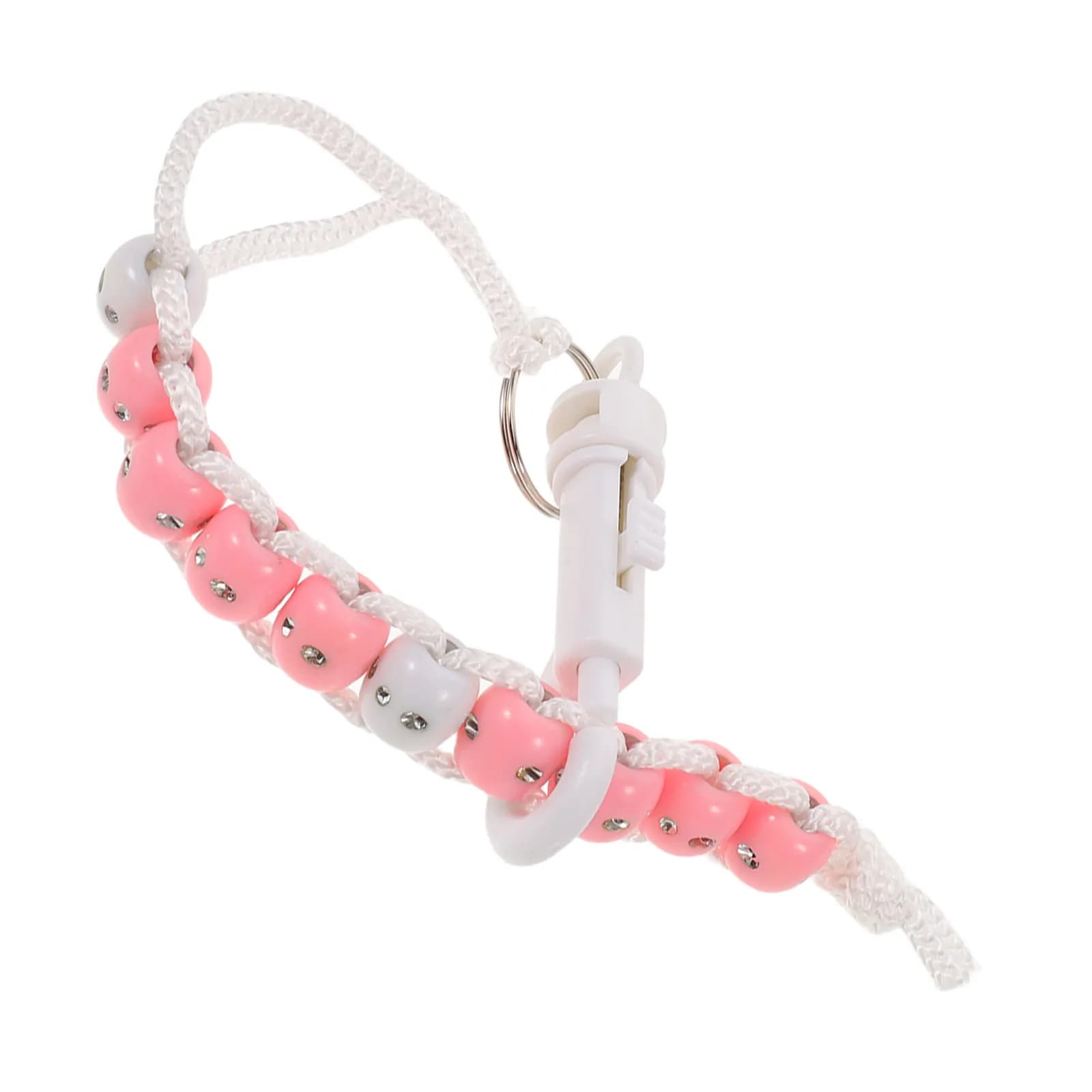 1Pack Bling Golf Score Counter Beads Bracelet Rhinestone Knot Wristband for Women Portable Handheld Stroke Counter