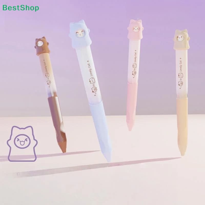 ❄ Penna Gel a Forma di Orsetto Kawaii – 1 Pezzo, Simpatica Penna Retrattile a Inchiostro Nero da 0,5 mm con Orsetto Cartoon per Studenti