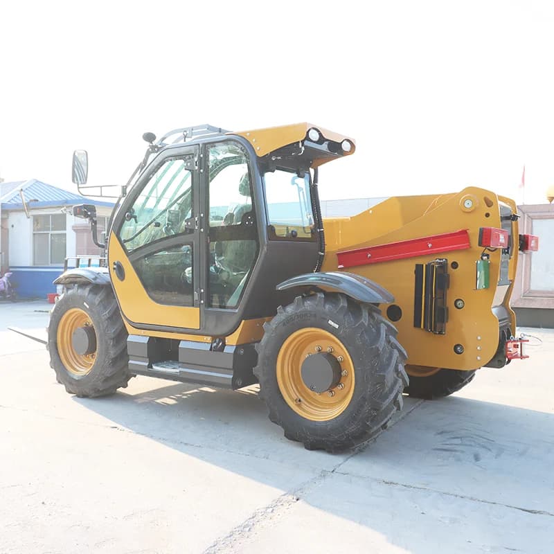 Nuovo telehandler caricatore telescopico diesel 2,5 tonnellate 3 tonnellate Carrello elevatore telescopico da 4 tonnellate con altezza di sollevamento 17 m