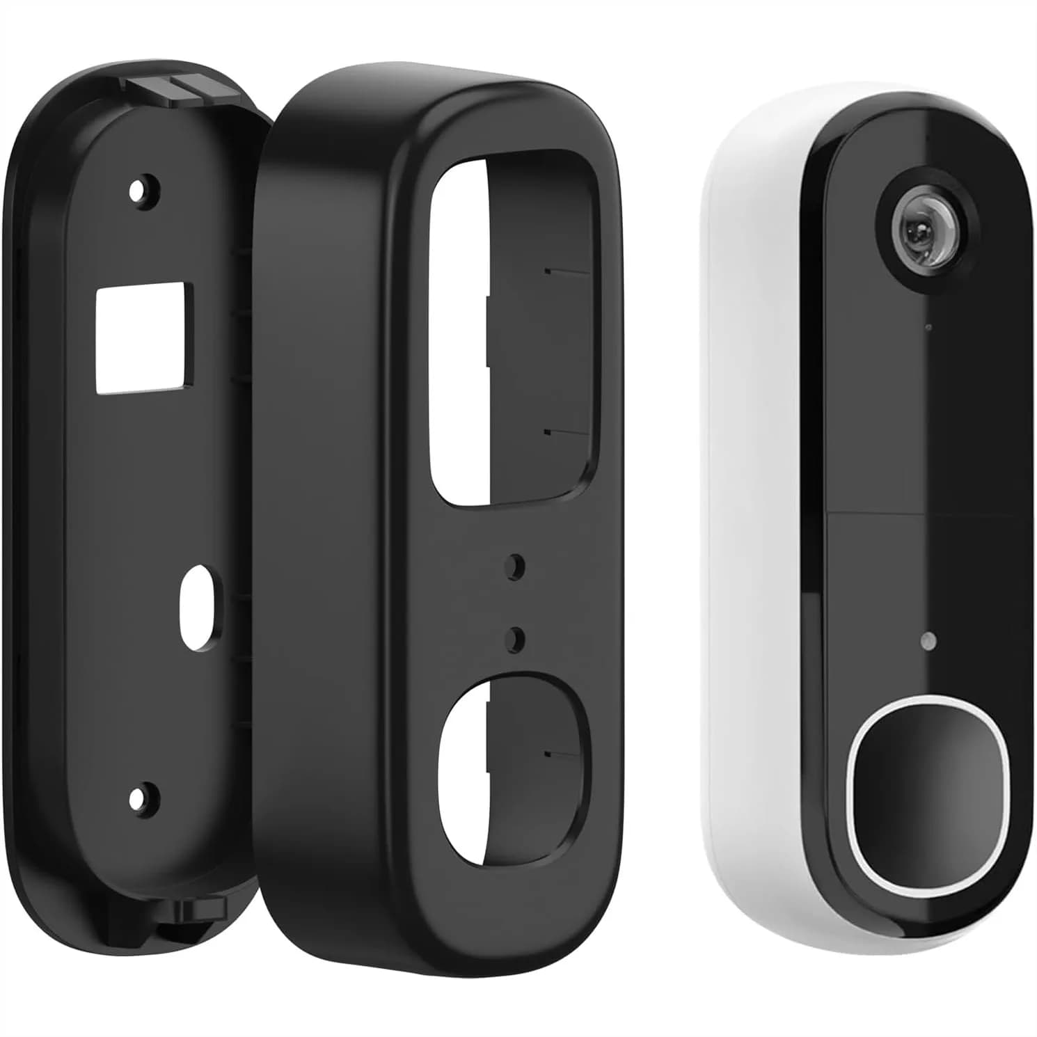 Supporto antifurto per campanello video Arlo 2K di seconda generazione, montaggio senza foratura, vite di sicurezza, resistente alle intemperie, per la casa