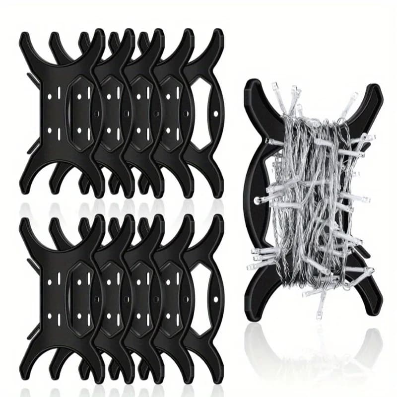 12PCS Christmas light storage rack, holiday light storage container, Christmas tree light storage scroll, winding rope