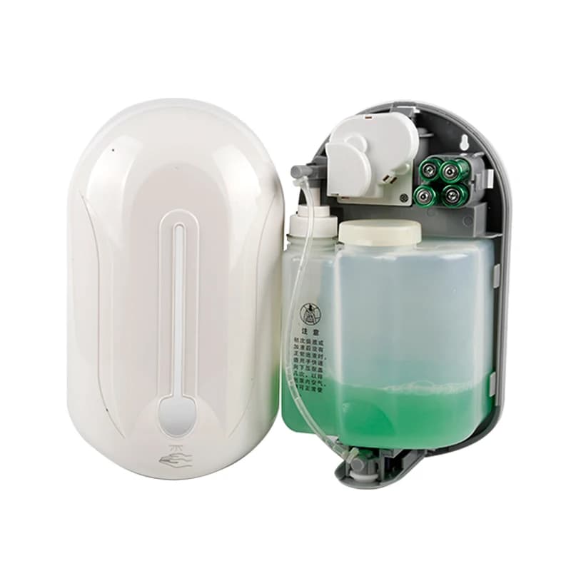 Dispenser di Sapone Automatico con Sensore Senza Contatto, Montaggio a Parete per Bagni di Hotel