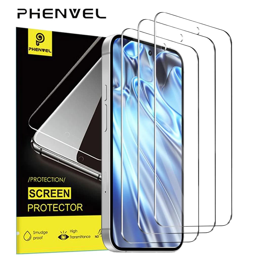 Proteggi schermo in vetro temperato completamente trasparente per Google Pixel 8 Pro 7A 6A 7 6 8A 9A 9 Pro XL Vetro protettivo infrangibile