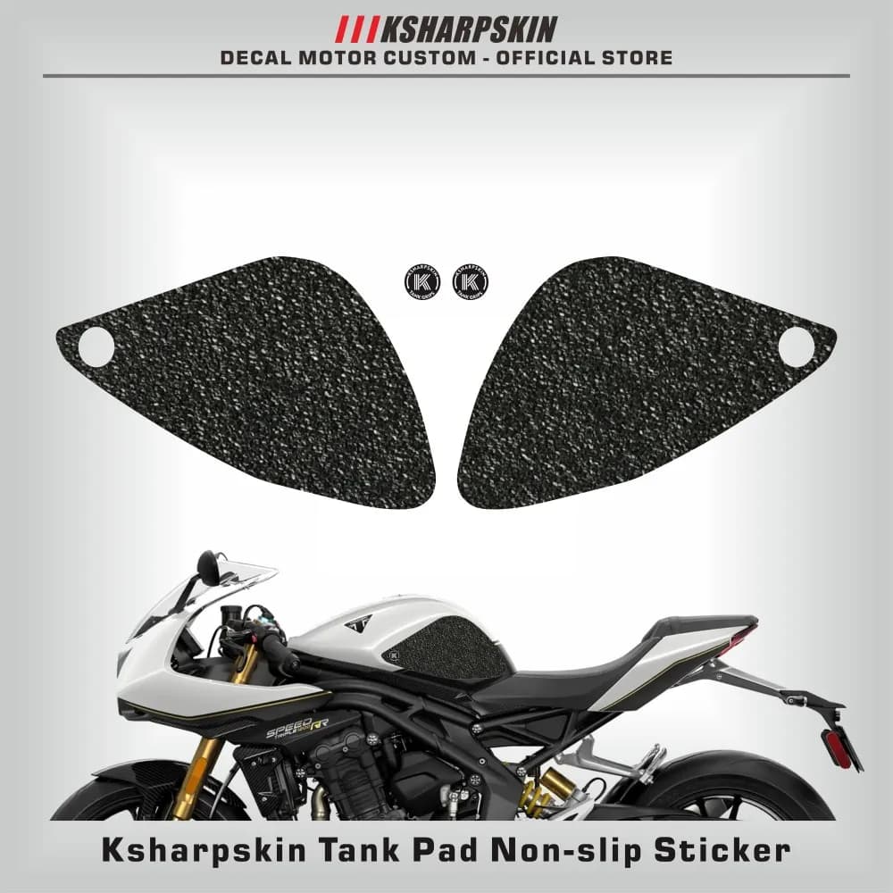 Moto protezione pad serbatoio grip adesivo carburante benzina ginocchio trazione lato antiscivolo per YAMAHA MT-09 2021-23 SPEED TRIPLE 1200