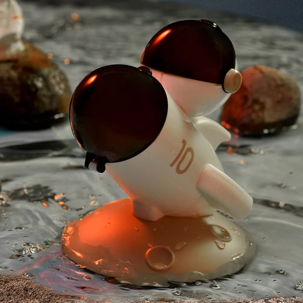 Adorabile Portapenne a Forma di Astronauta e Razzo, Organizzatore da Scrivania a Tema Spaziale per Aula, Casa e Ufficio