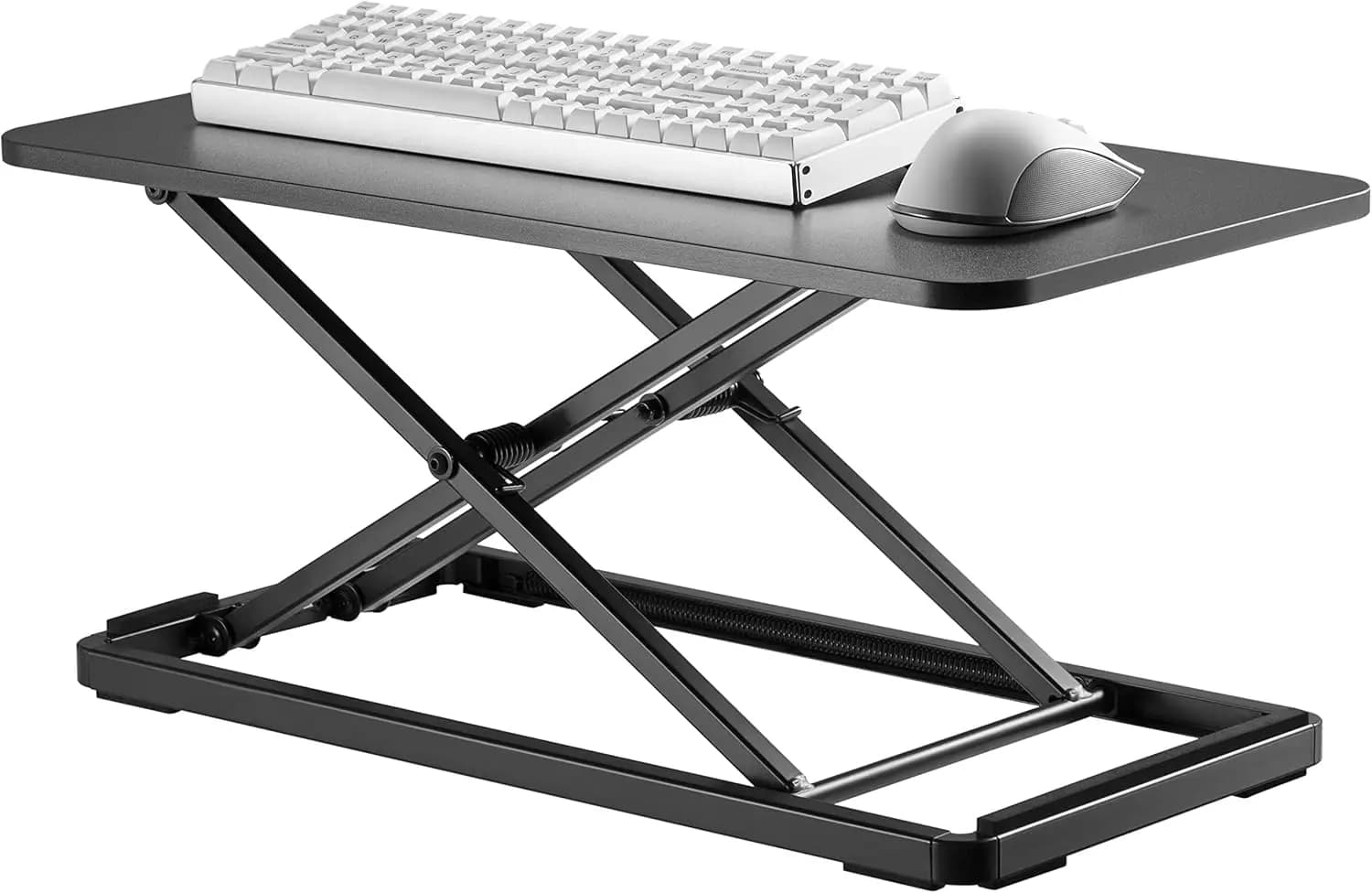Supporto per Laptop Ultra Sottile Regolabile con Vassoio per Tastiera, 5 Livelli di Altezza per Scrivanie Ergonomiche
