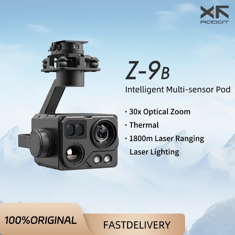 3-axis Z-9B AI thermal camera for target/night display for drones/ UAV with 30x optical zoom