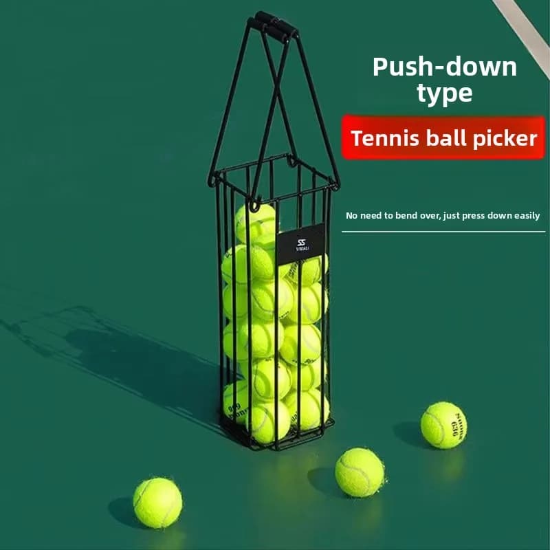 Raccoglitore di palline Raccoglitore di palline professionale multi-palla Raccoglitore di palline rapido senza installazione facile Stoccaggio per tennis
