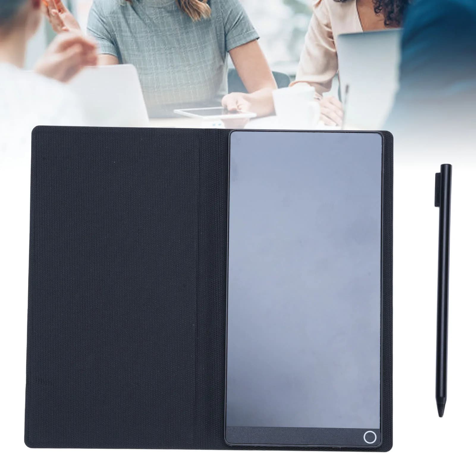 Tavoletta da scrittura LCD portatile cancellabile Blocco note digitale a schermo intero da 6,5 pollici per prendere appunti Disegno Blocco note digitale portatile