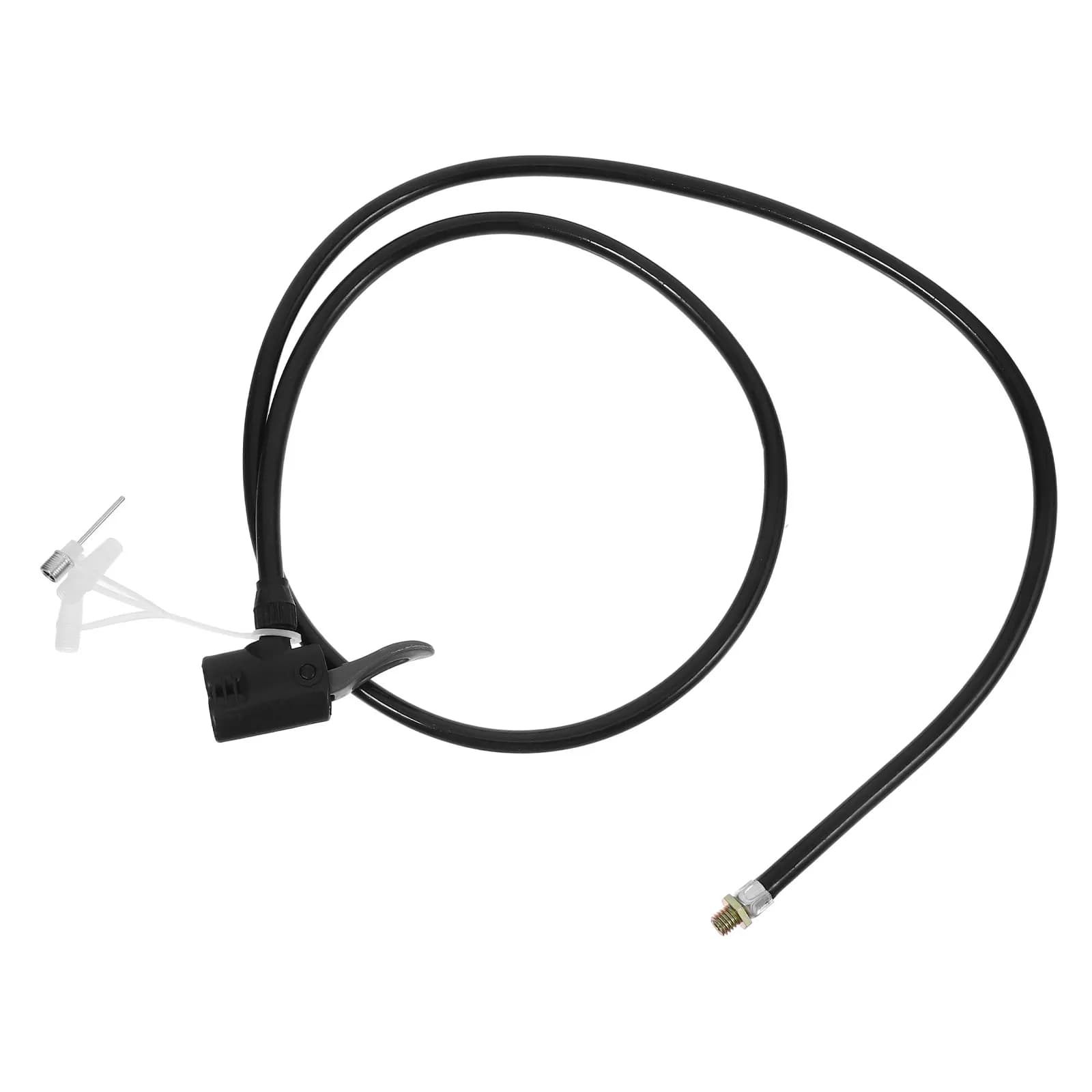 Bike Inflator Hose Universal Reusable Anti-Freeze Technology All-Weather Reliability Quick Inflation Plastic Head Bicycle Pump