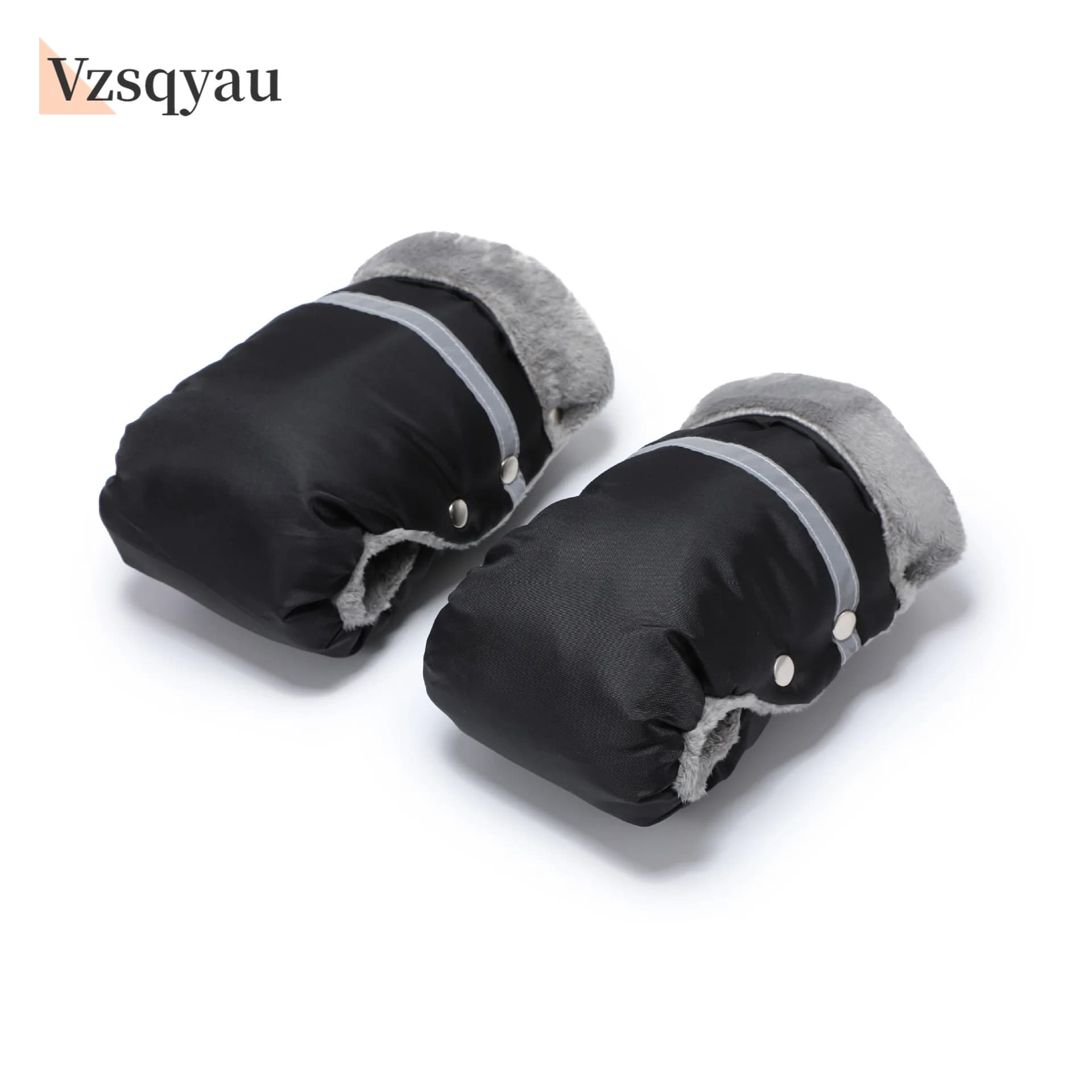 Manicotti per passeggino Guanti per passeggino invernali Guanti spessi e caldi Scaldamani resistenti all'acqua Accessorio universale per passeggino