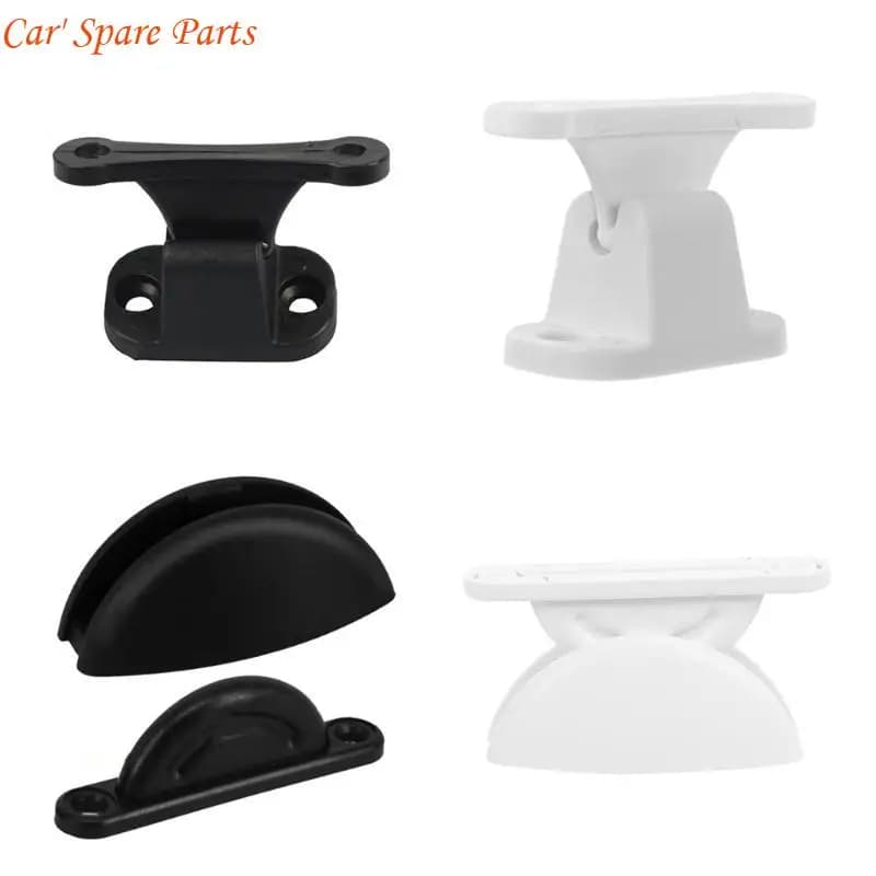 Y4UA Nylon Door Latches Mount Limiter Stoppers Fit for RVs & Motorhomes Prevents Wall Damage Enhanced Stability Pack Of 2