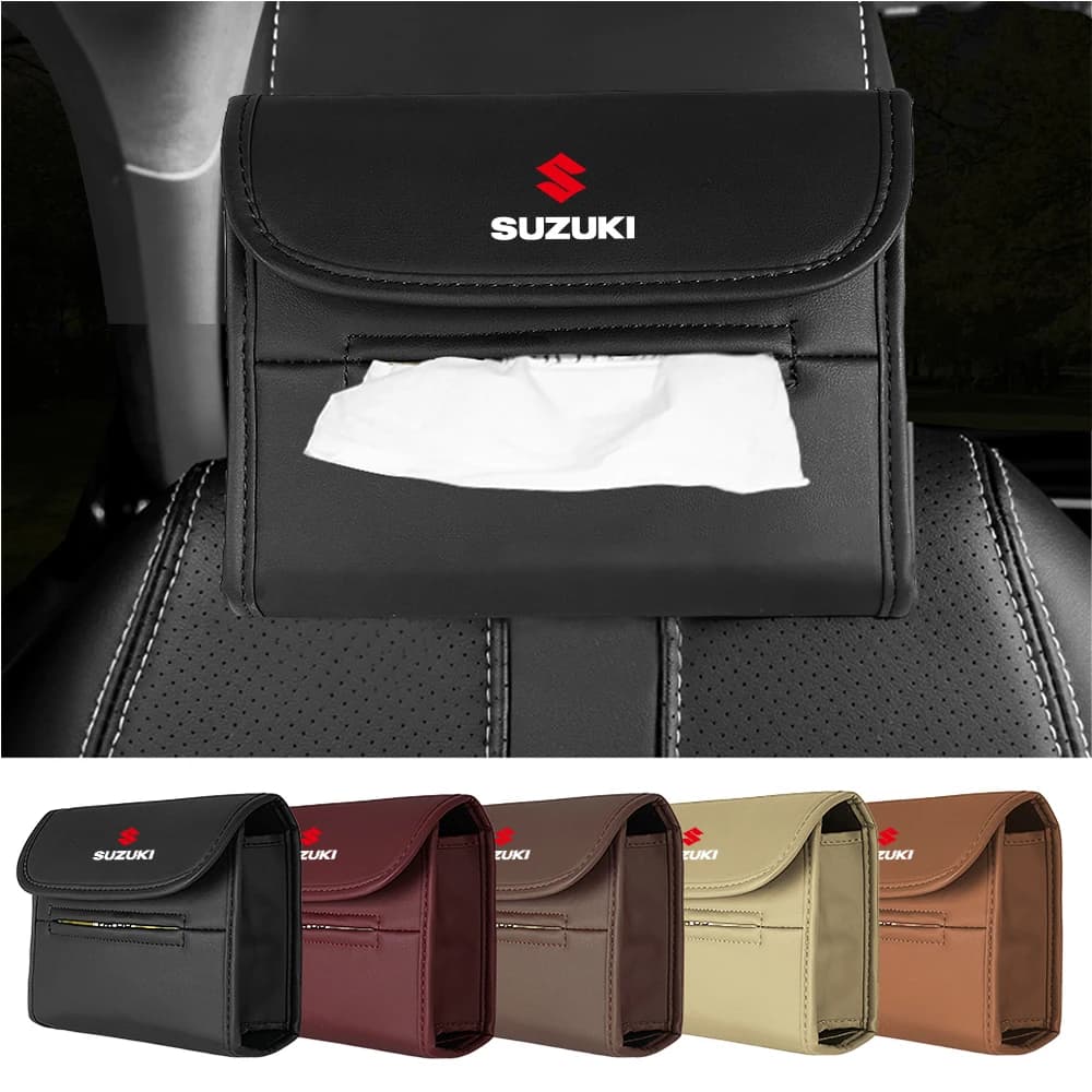 Auto Tessuto Organizzatore Borsa Asciugamano di Carta Scatola di Immagazzinaggio Accessori Per Suzuki Grand Swift Jimny Vitara Baleno SX4 Samurai Ignis Alto
