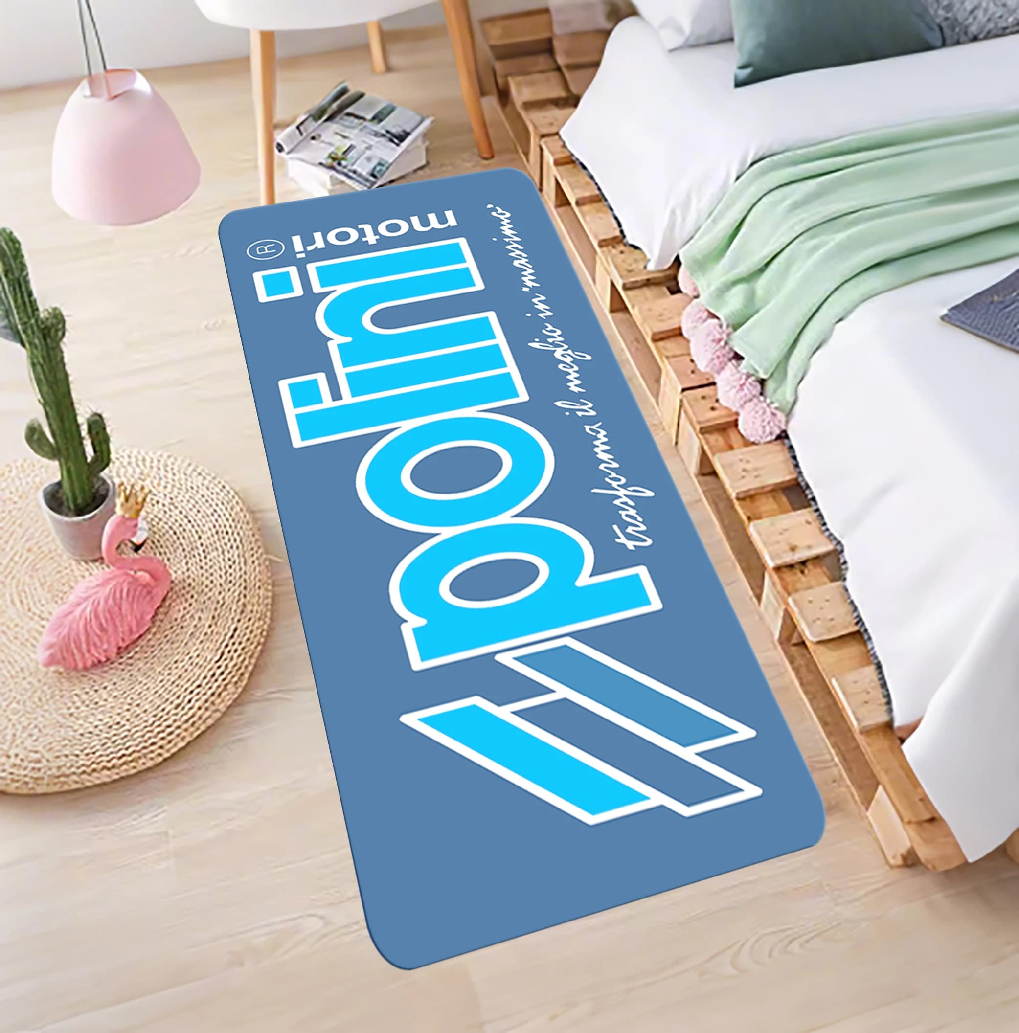 P-Polini Italia Scooter Zerbino Anti-slip Inlet Washable Cooking Mat Living Room Corridor Bath carpets Bathroom toilet doors