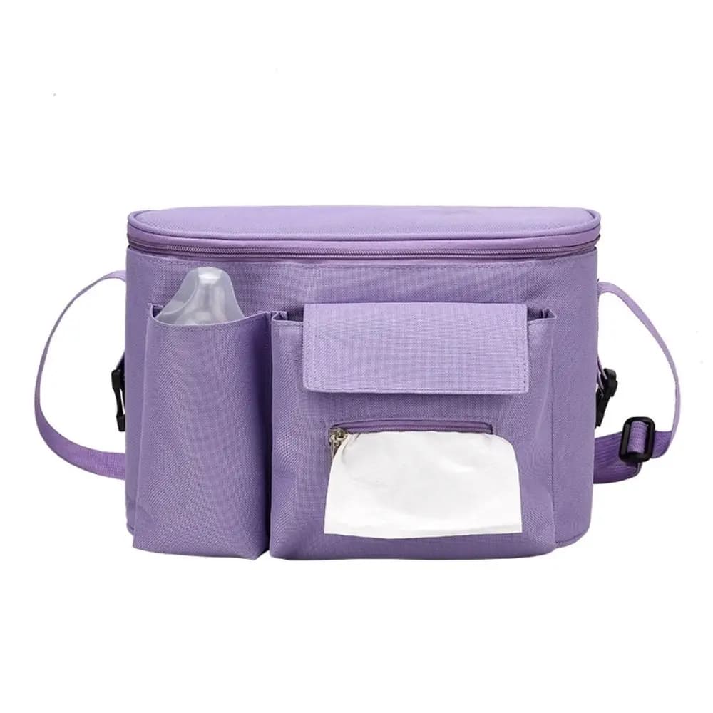 Borsa organizer per passeggino multitasche Borsa per pannolini di grande capacità Borsa per appendere passeggino Borsa da viaggio per carrozzina all'aperto Borse per mamma