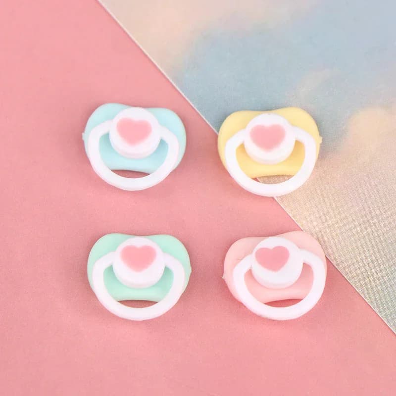 Per Bambole OB11 BJD, Giocattoli per Bambini, Accessori Ciuccio per Bambole, 5 Pezzi, Adorabili Mini Ciucci per Bambole, Forniture per Casa delle Bambole, Tettarelle Finte