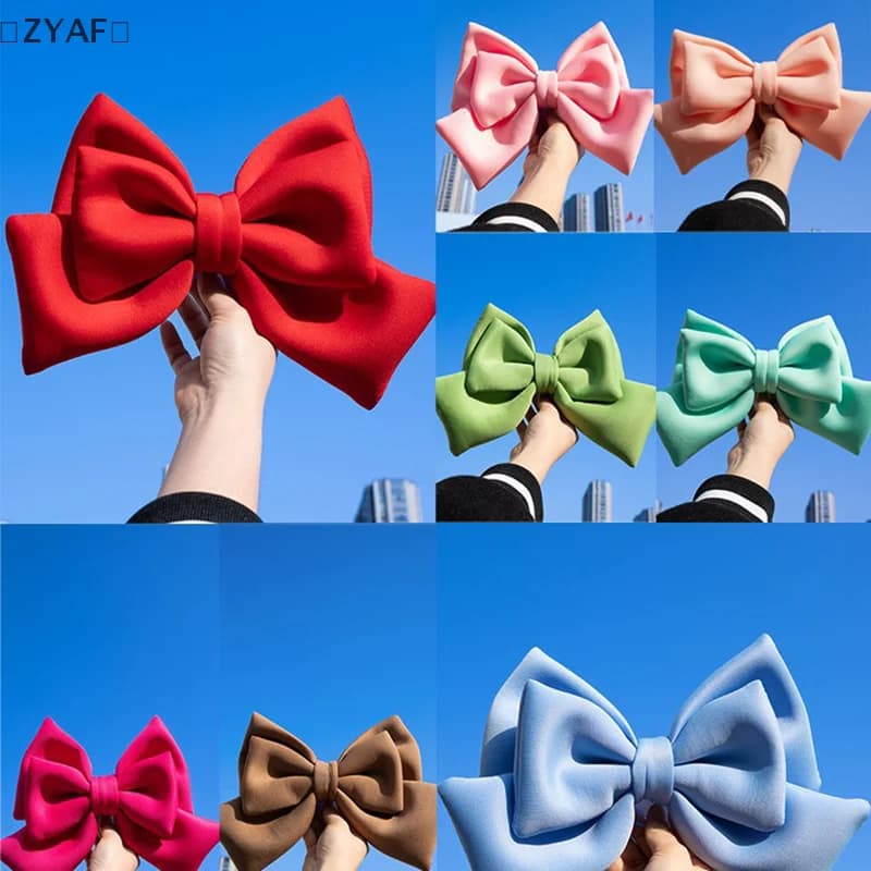 maveraYAF Delle1 Electric Bike Helmet Accessories FAI FROM TE Bowknot Suction cup For Women's Girl Motorcycle Helmet Arco Decoration