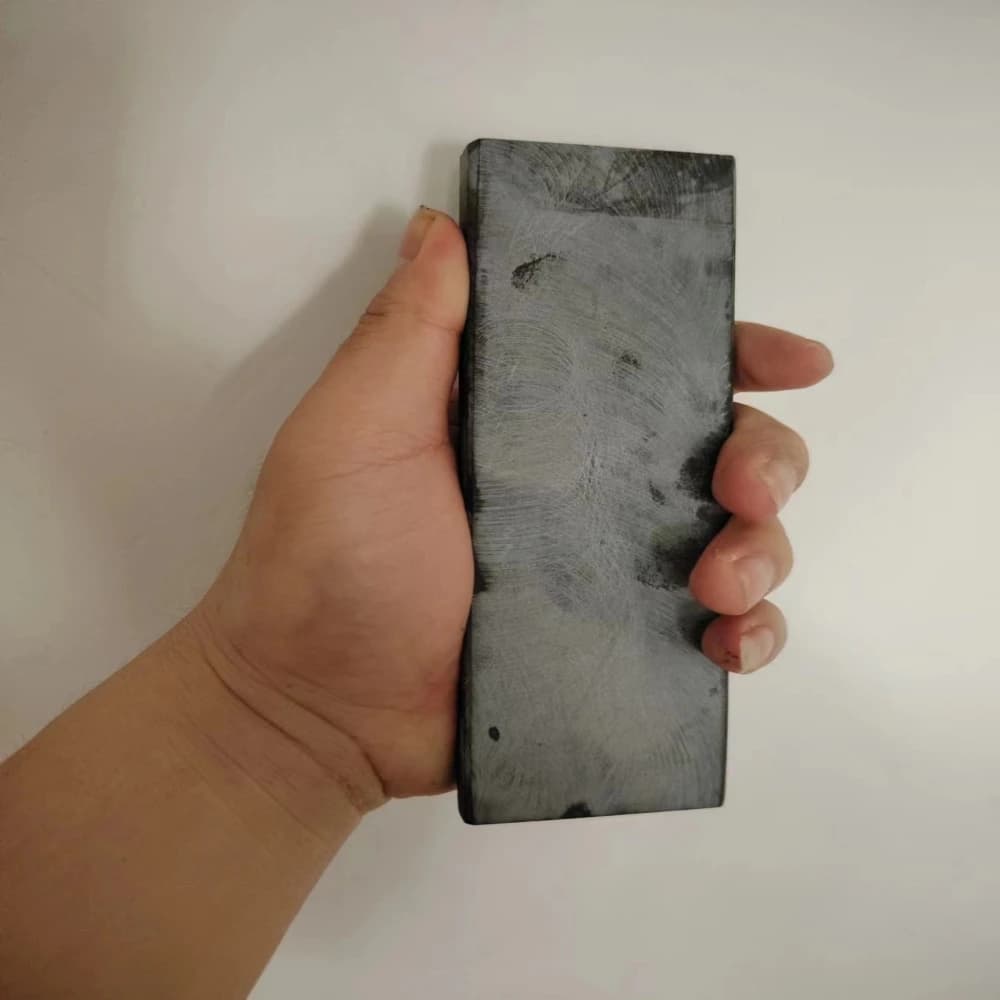 Natural sharpening stone Fine abrasive stones on two sides to sharpen Mola knives for water Bluestone Kitchen tool Approx. 5000 grain