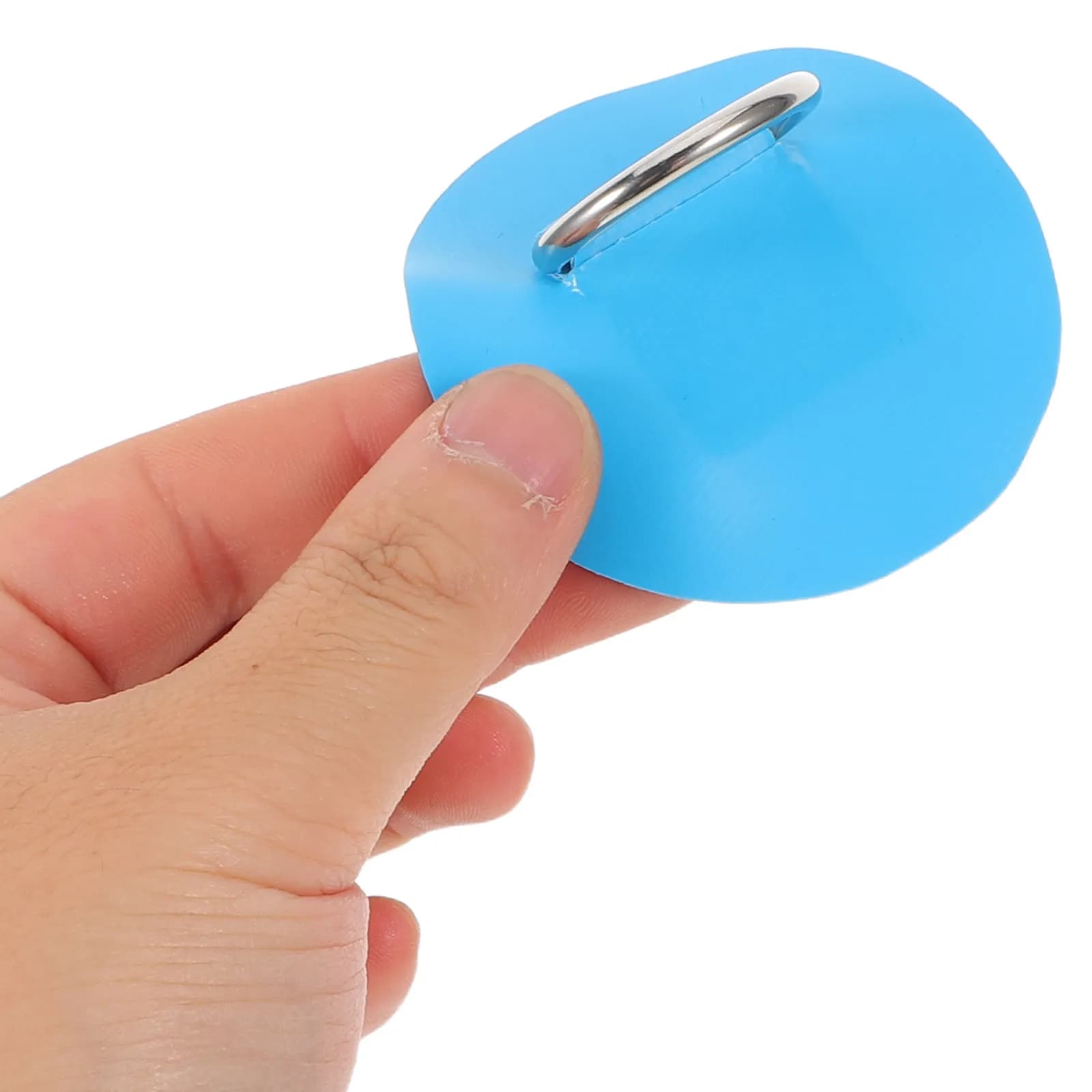 6 Pezzi Anelli a D Blu per Paddleboard, Patch in PVC Resistente con Fibbia in Acciaio per Paddleboard Gonfiabili, Kayak, Canoe, Tavole da Surf