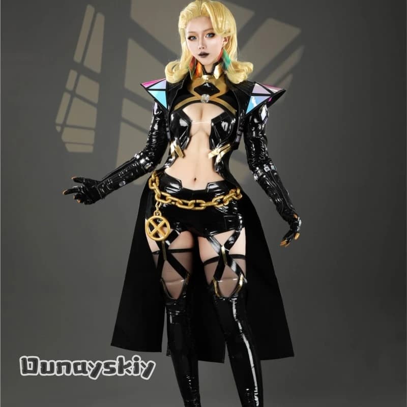 aBcDzS@ARiv White Queen als White Queen New Wave Costume Cosplay Gioco Personaggio Outfit Emma Frost Costume Cosplay Gioco Rivals