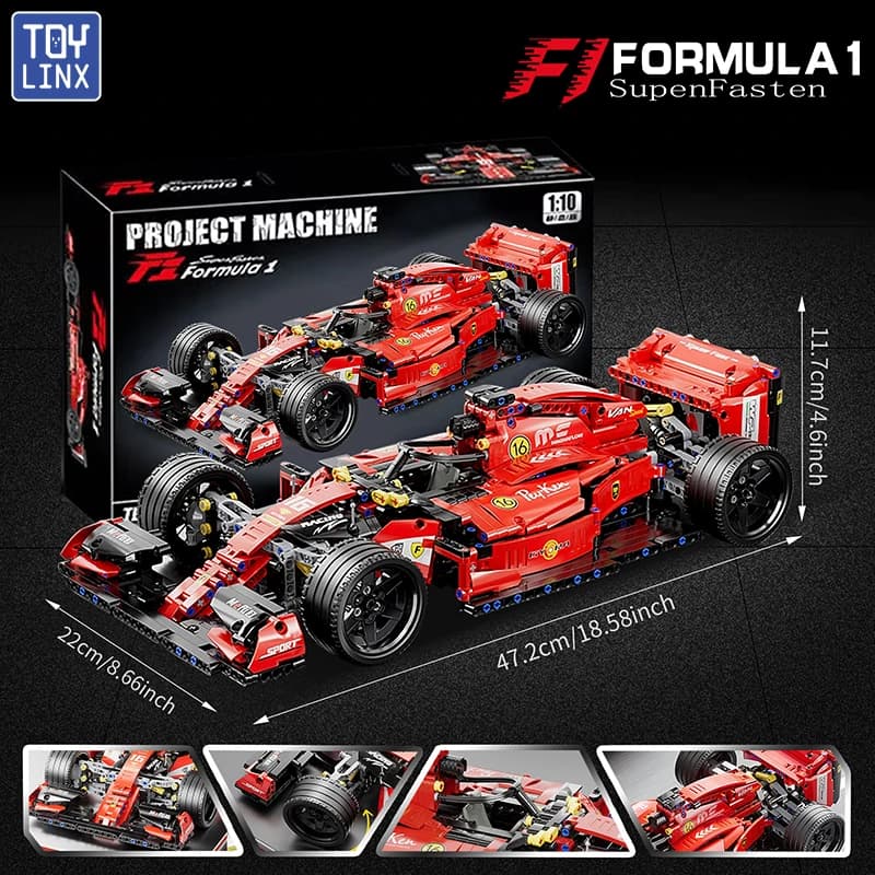 ToylinX RC Racing Car Set Construction Blocks Auto Cool Collection Model Car Kit ToylinX RC Racing Car Kit Christmas Gift