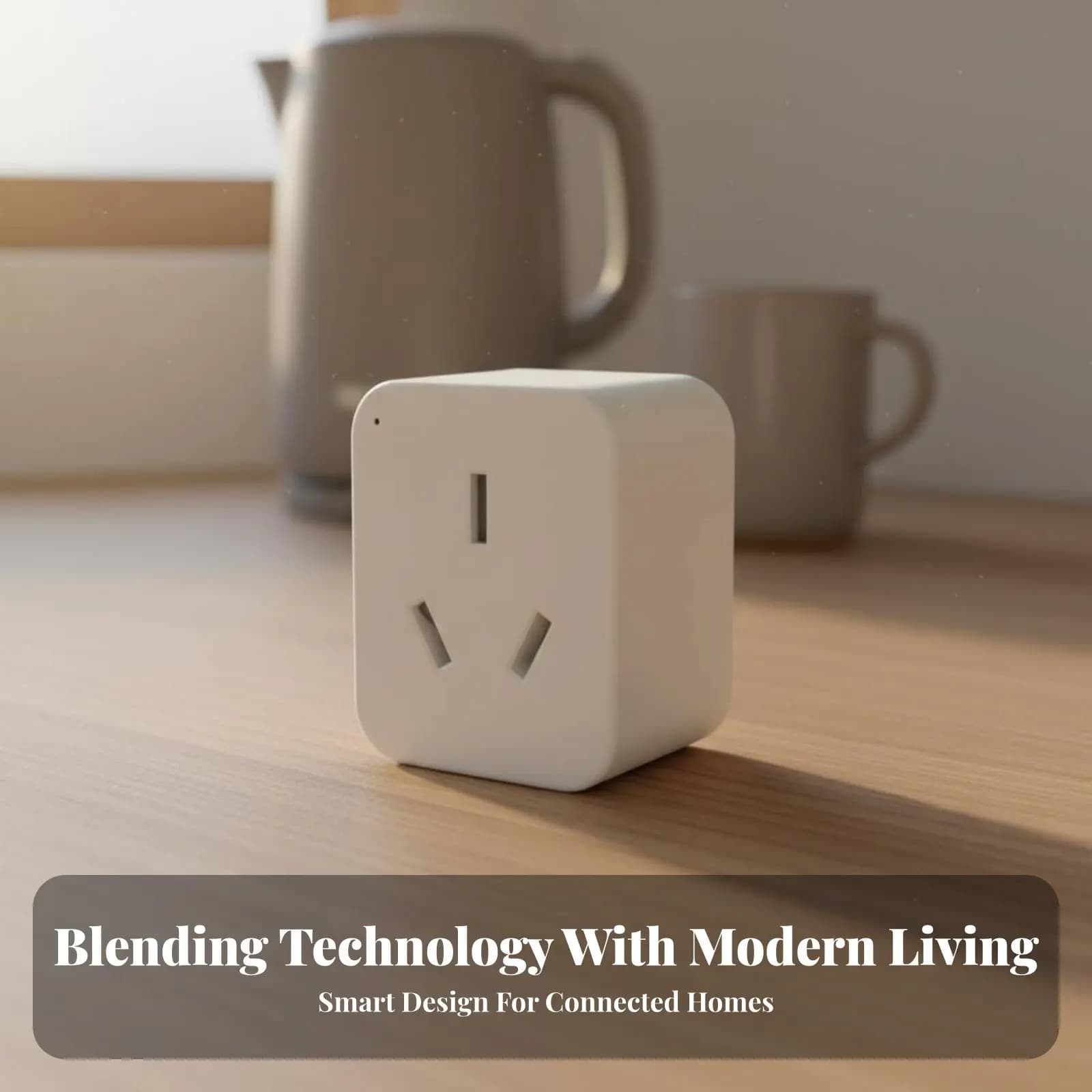 Presa Intelligente con Controllo Vocale Senza Fili, Funzione Hands-Free, Configurazione Semplice, Presa Bluetooth Smart Senza Hub
