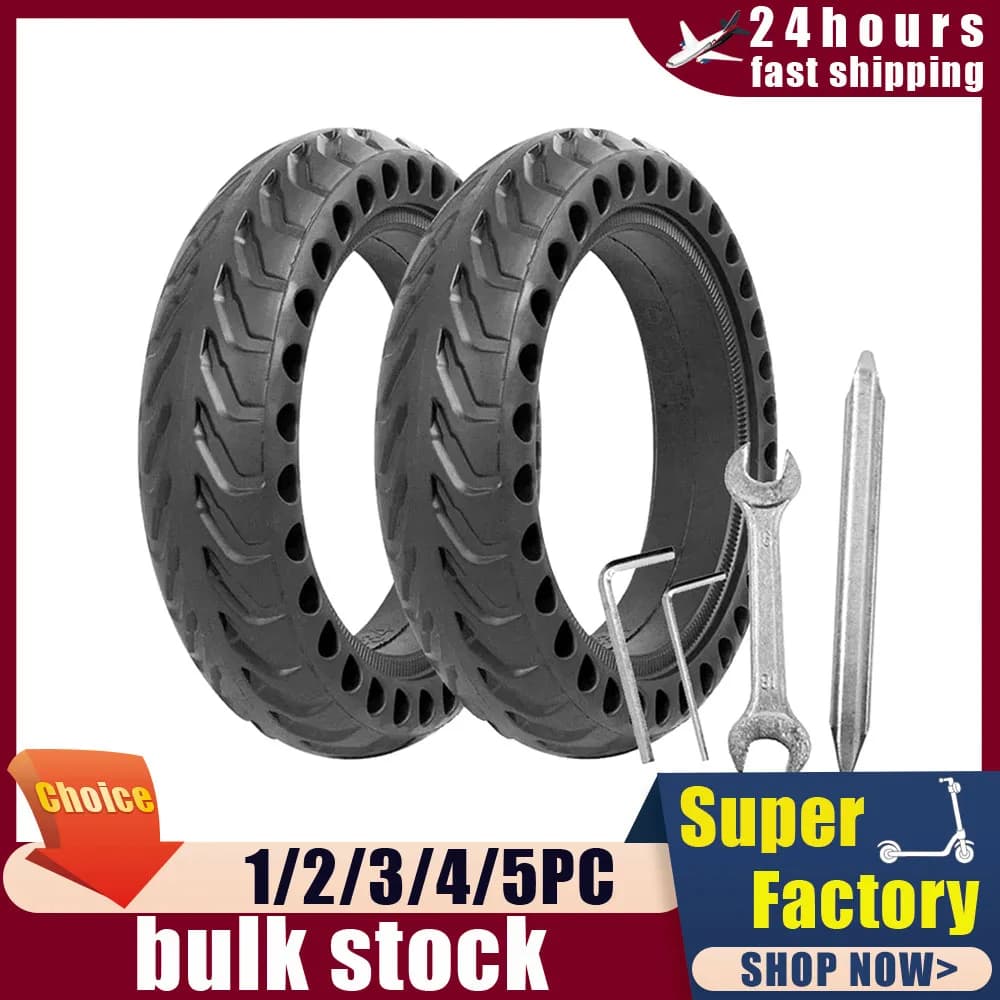 8 1/2x2 pneumatici Tubeless solidi accessori per Scooter elettrici pneumatico a nido d'ape da 8.5 pollici per Xiaomi M365 Pro2 Pro 1S parte essenziale della ruota