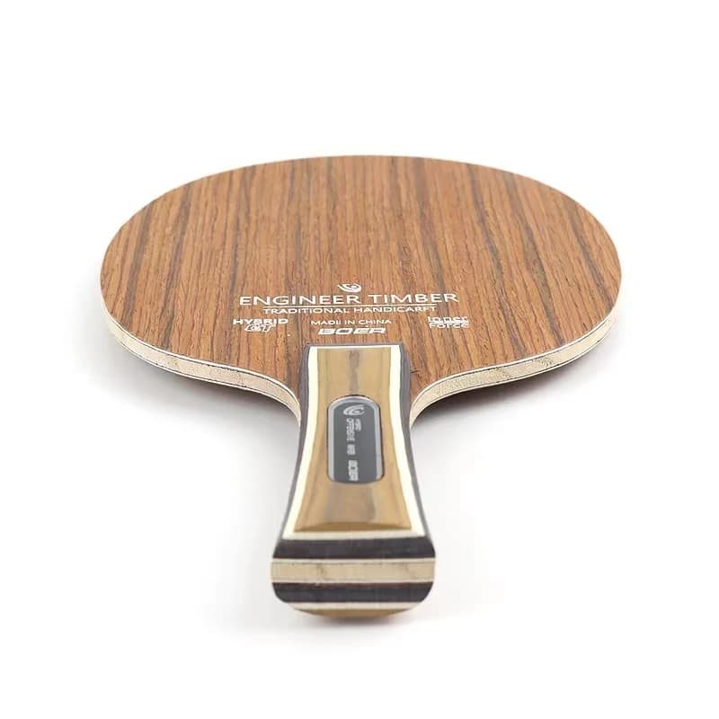 Professional ping pong table in rosewood Paddle ping pong lower plate for ping pong rack 7-layer ping pong blade FL / CS handle