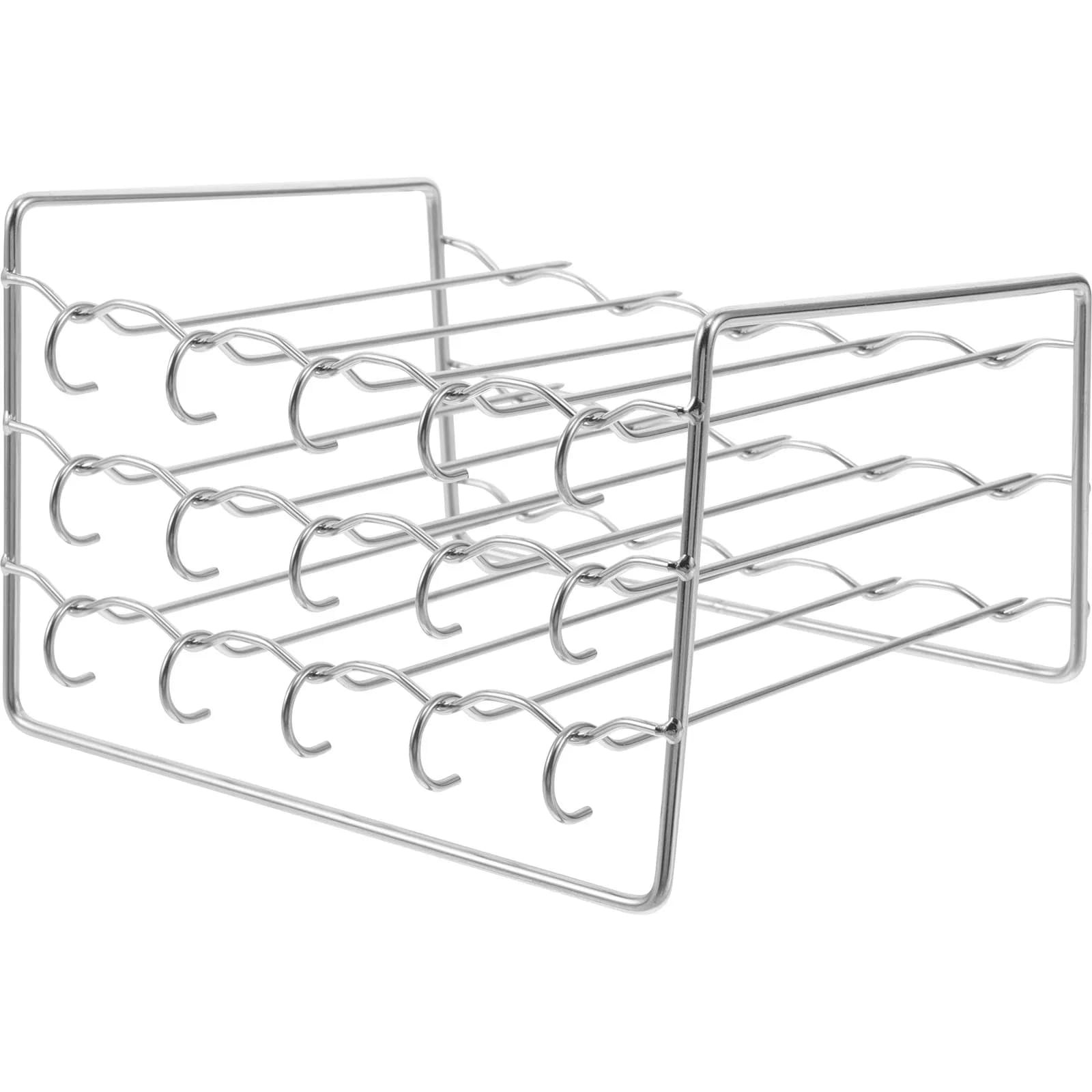 Stainless Steel Air Frying Grid Set Three Layers Stackable, Barbecue Sake Support, Oven Grid, Air Frying Accessories