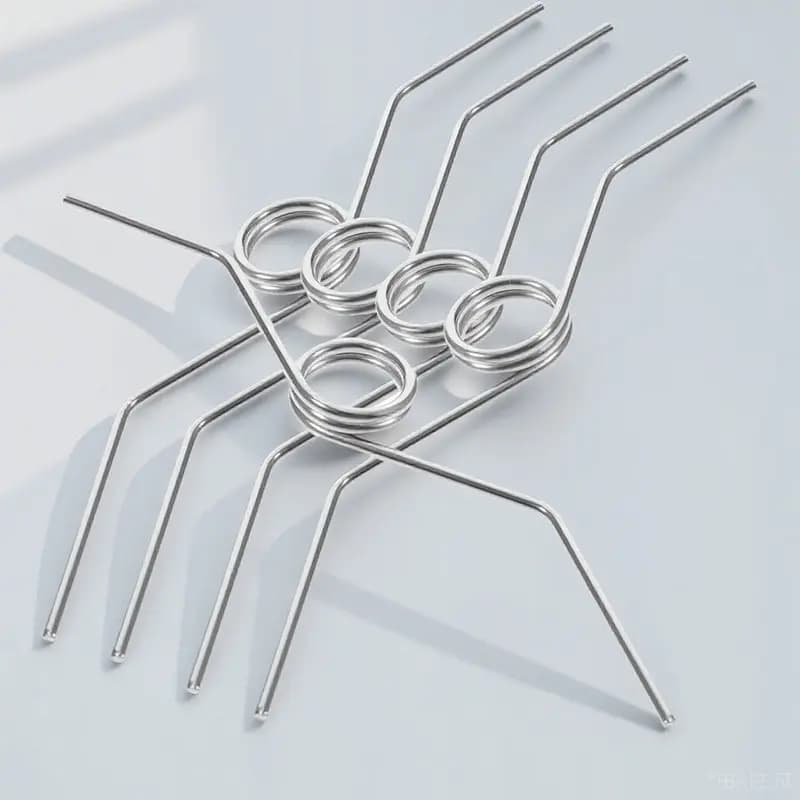 5Pcs Wear Resistant Stainless Steel Pruning Shear Spring Replacement for Branch Pruner Hand Pruner Gardening Tool Parts