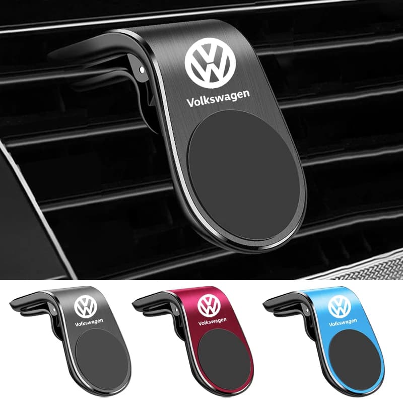 Car Metal Magnetic Car Phone Holder For Volkswagen VW Golf Tiguan Jetta Transporter Passat Polo Touran GTD Scirocco GTI Rline T5