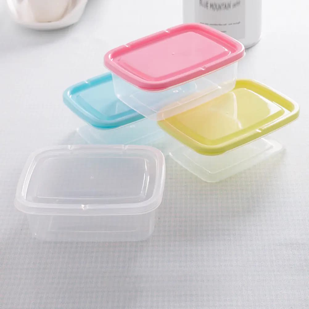 Set di 12 Contenitori per Alimenti in Plastica da 350ml, Impilabili e Sigillati, per Preparazione Pasti e Controllo Porzioni, Adatti al Frigorifero