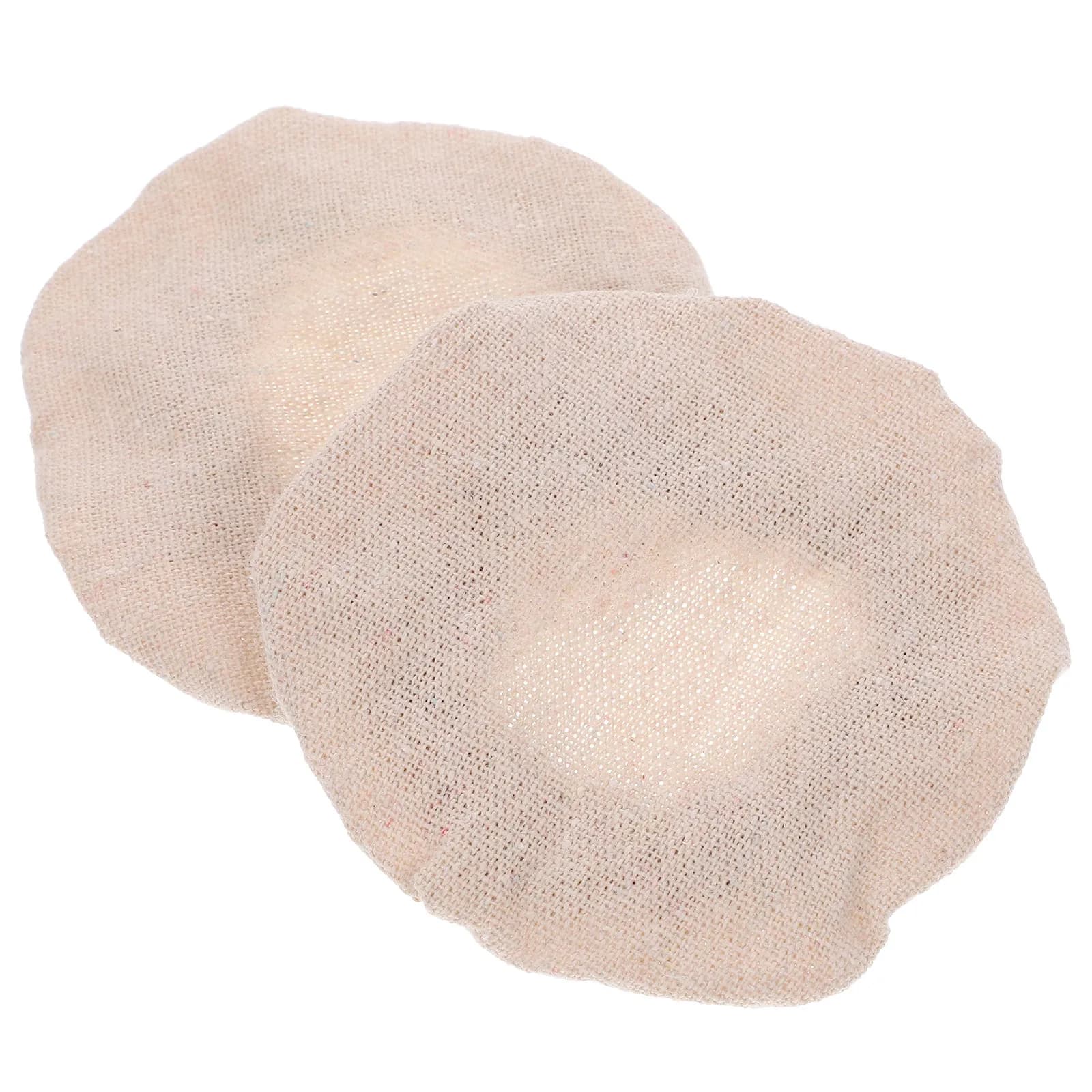 2 Pezzi Coperchi in Tessuto Riutilizzabili Lavabili per Barattoli da Cucina, Coperchi per Barattoli in Vetro a Bocca Larga, Bottiglie per Conserve, Conservazione di Frutta Secca e Marmellata
