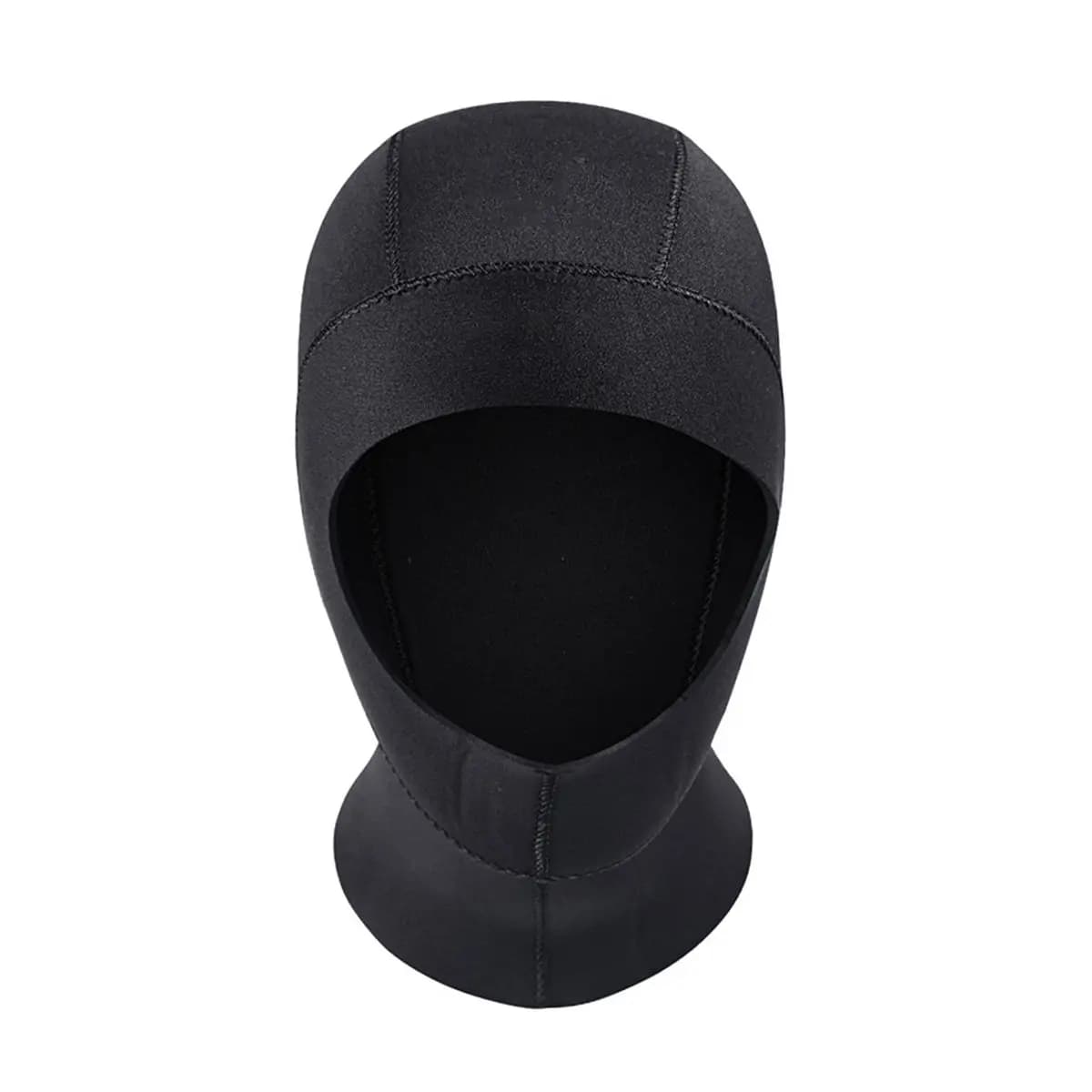 Diving Hood Black Xl Form Fitting Less Drag Thermal Wetsuit Head Cover for Snorkeling Swimming Diving Snorkeling Cap