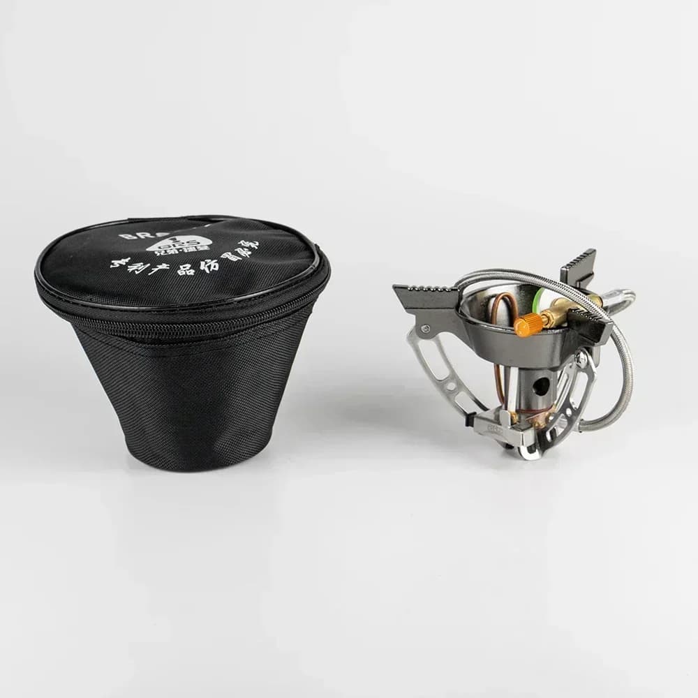 BRS-11 Nuovo Fornello a Gas Ciclonico Portatile per Campeggio, Adatto per Escursionismo, Cucina, Viaggi, BBQ, Sopravvivenza, Cucina2026