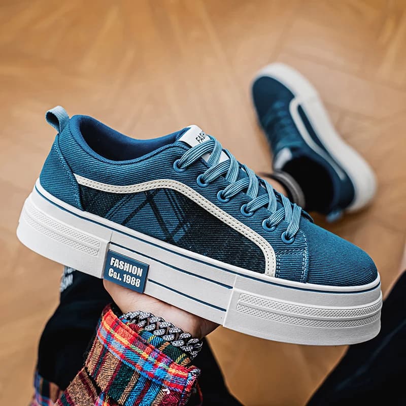 Men's Shoes 2025 Foreign Trade New Spring Low Breathable Canvas Shoes Fashion Casual Table Shoes Summer Versatile