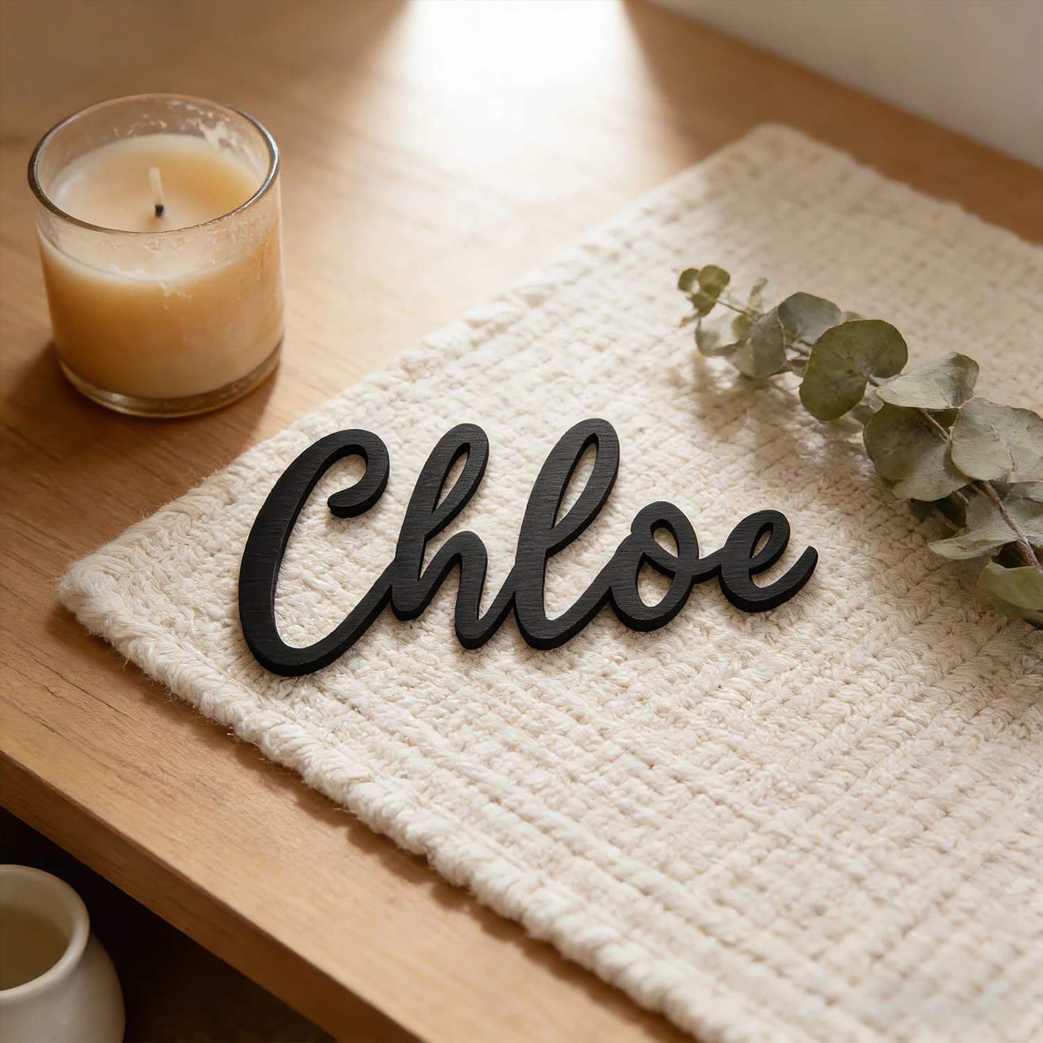 Decorazioni in legno personalizzate, nome personalizzabile, per cameretta, compleanno, decorazioni per matrimoni
